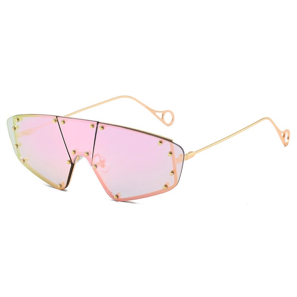 Pink Shield Sunglasses